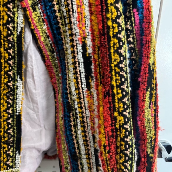 FORTE FORTE BLOUSON JACQUARD PARAISO JACKET - FIESTA - Picture 9 of 10